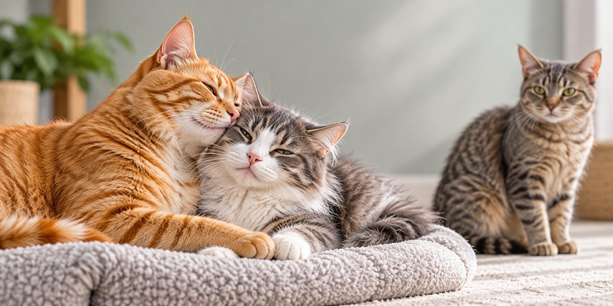 Living with other cats